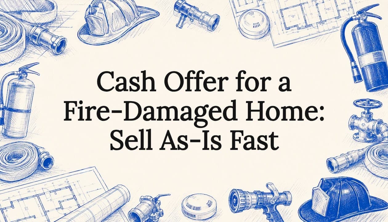 Get a cash offer for your fire-damaged home quickly and easily. Sell as-is, avoid repairs, and close in as little as 7 days.