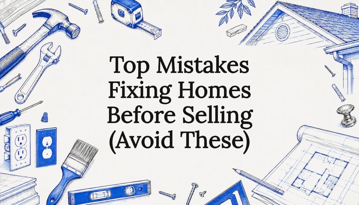 Discover the top mistakes homeowners make when fixing homes before selling. Avoid costly upgrades that buyers won't appreciate!
