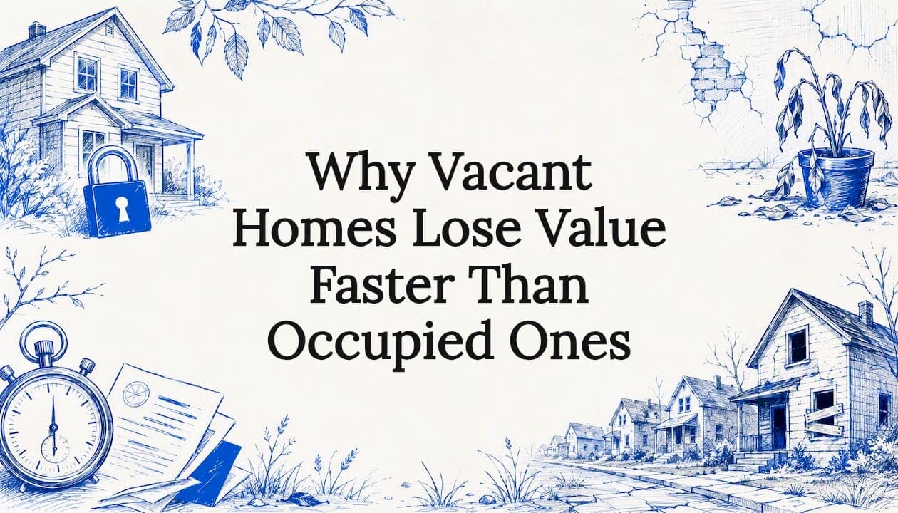 Discover why vacant homes lose value faster than occupied ones and learn how these lost dollars affect the real estate market.