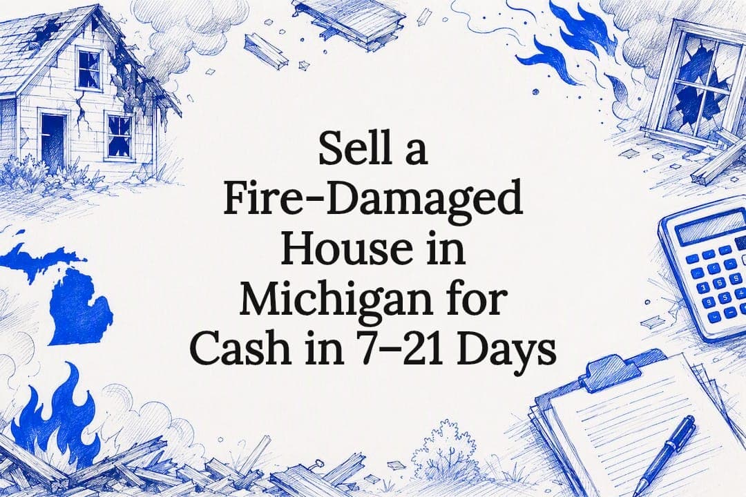 Need to move fast after a Michigan house fire? Compare insurance timelines, repair vs. rebuild math, and get competing cash offers that can close in 7–21...