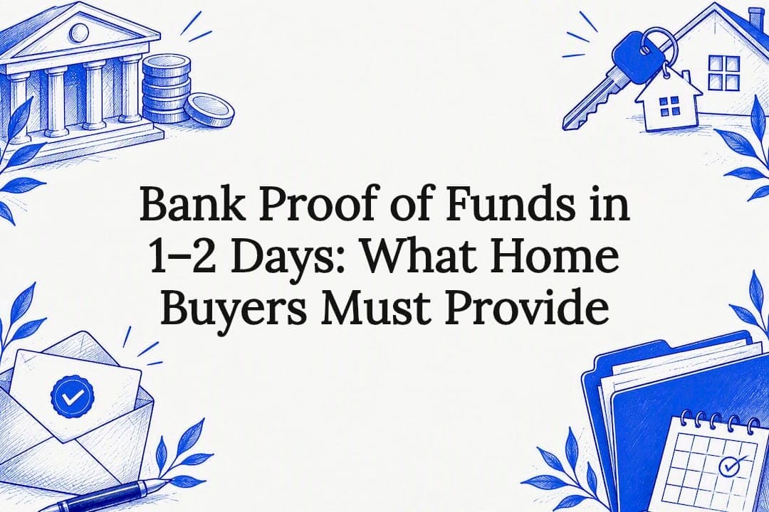 Get a bank issued proof of funds fast. Learn the exact documents sellers and title companies expect, how to secure a verified letter in 1–2 business days,...