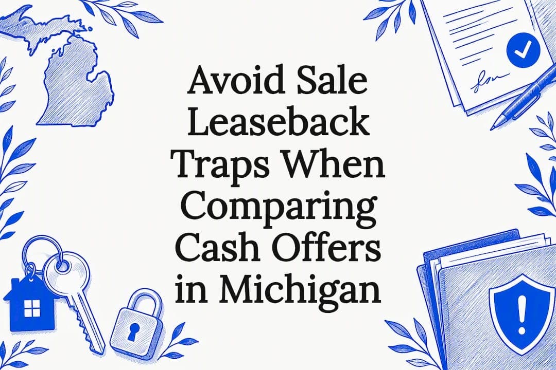 Compare vetted cash offers in Michigan, verify proof of funds, avoid sale leaseback traps, and close in as little as seven days.