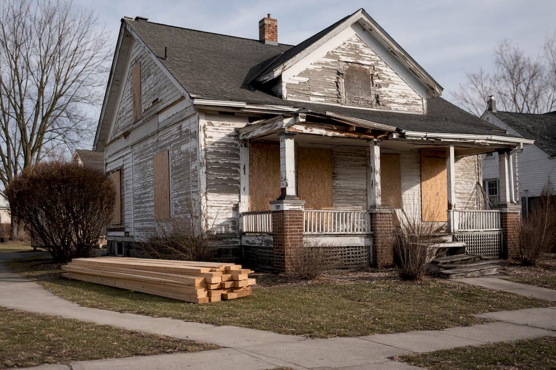 Vacant Michigan house needing major repairs