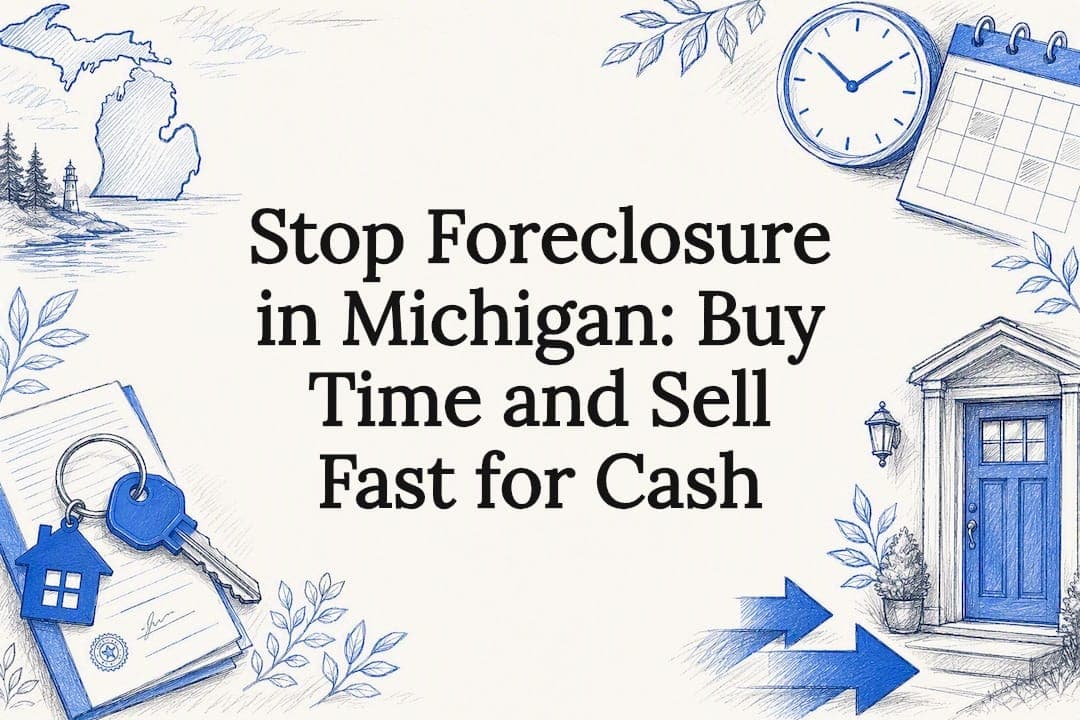 Act now to stop or delay foreclosure in Michigan. Use loss mitigation and HUD/MSHDA counseling, or get fast cash offers for homes sold as is.