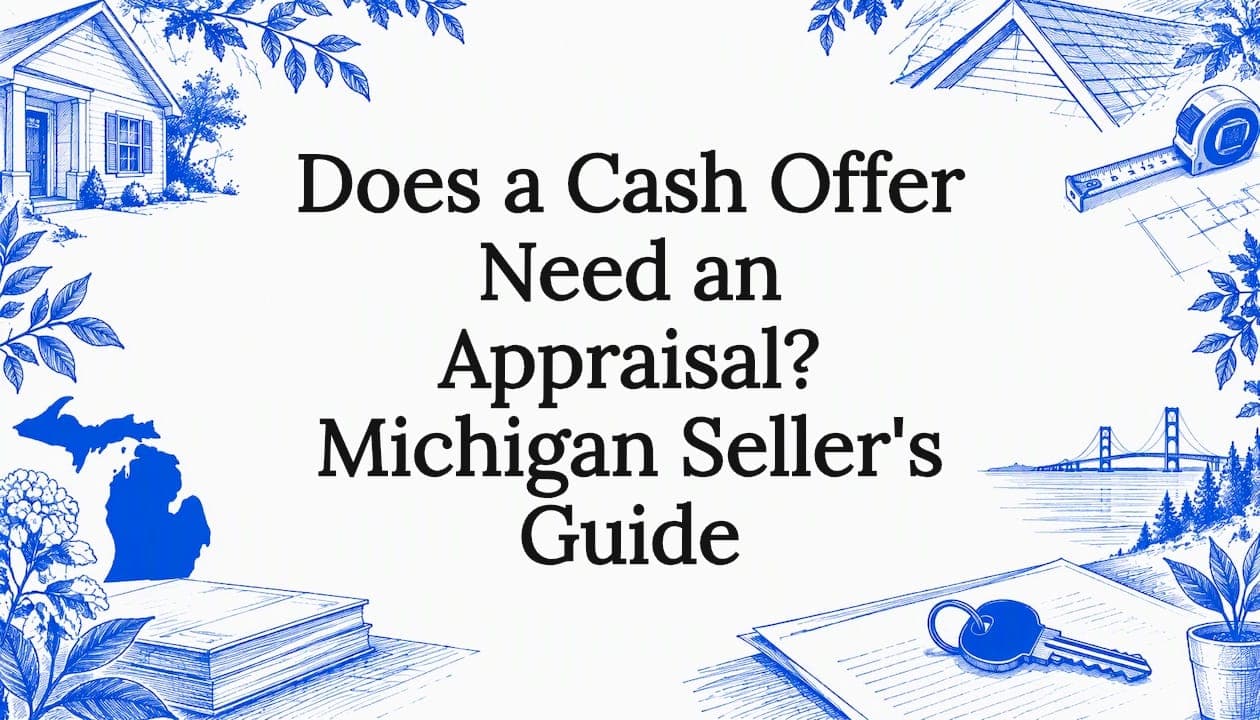 Cash buyers rarely need an appraisal, but you still need to know your price is fair. Here is what Michigan sellers should check, and what you'll net.
